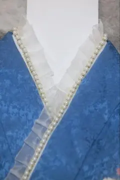 パールビーズ重ね衿　パール重ね襟　重衿パール伊達襟　振袖　着物　袴　成人式