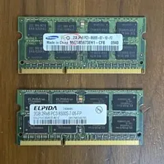 RAM メモリー　2GB 2RX2 2セット
