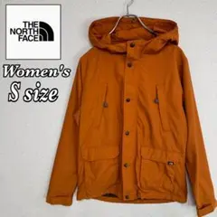 ノースフェイス ナイロンジャケット 海外限定 オレンジ カーキ レディース S