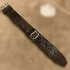 レザー 時計ベルト ダークブラウン