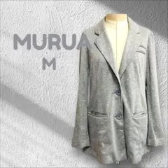 ムルーア MURUA テーラードジャケット アウター グレー オフィス Mのサムネイル