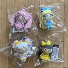 ひみつのアイプリ　3D ラバーマスコット　全4種セット