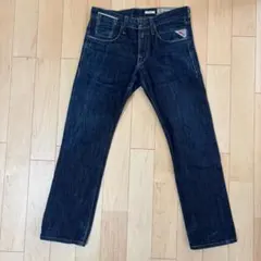 ◉ REPLAY リプレイ ジーンズ 赤耳 インディゴ　希少デニム