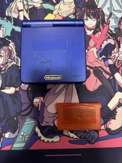 【ジャンク品】ゲームボーイアドバンスSP 青