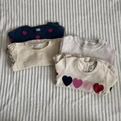 ベビー服 4点セット 90cm 女の子 まとめ売り 保育園着 春服