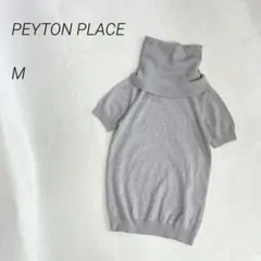 PEYTONPLACE オフタートルネックニット　半袖　無地のサムネイル