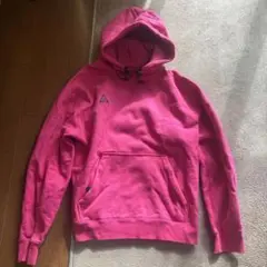 美品 00s NIKEACG 旧タグ スウェットパーカー ピンク 短丈