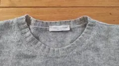 roberto collina ライトグレー クルーネックセーター