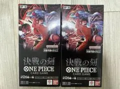 新品未開封】ワンピースカード 決戦の刻 2BOX テープカット - メルカリ