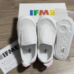 IFME 上履き 16.5 ホワイト/ピンク