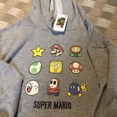 スーパーマリオ フード付きパーカー