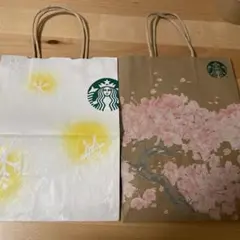 スタバ紙袋　冬、春用