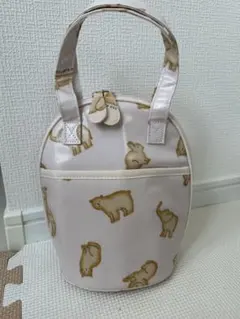新品タグ付きジェラートピケ クッキーアニマル柄 保冷バッグ