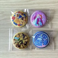 ディズニー刺繍缶バッジ　4つセット
