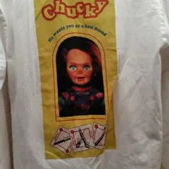 CHUCKY チャッキー 長袖Tシャツ ロンT ホワイト