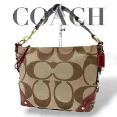 良品699 コーチ シグネチャー ワンショルダーバッグ 肩掛け y2k グランジ