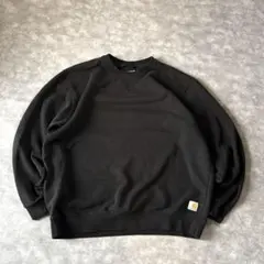 Carhartt 黒スウェット XL メキシコ製ルーズフィットユルダボメンズ古着