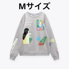 ZARA Ruohan Wang コラボ　トレーナー　スウェット　Mサイズ