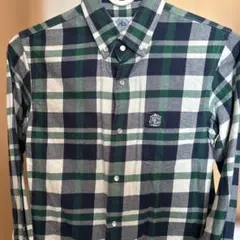 J.PRESS チェック柄 ボタンダウンシャツ 140