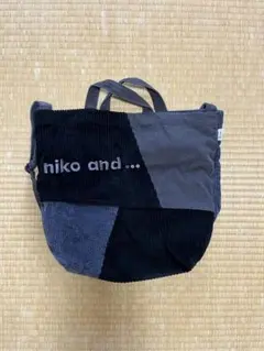 niko and... コーデュロイ トートバッグ 2wayのサムネイル