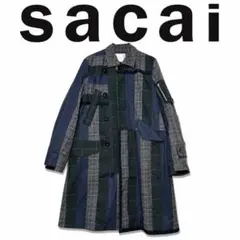 2026年最新】sacai メンズ ステンカラーコートの人気アイテム - メルカリ