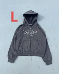 ね*ゆ様 9090 OG Logo Assort Zip Hoodie ブラックのサムネイル