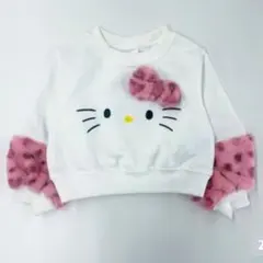 １００cm❤サンリオ❤ハローキティ❤ボアドッキングトレーナー