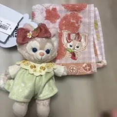 リーナベル ぬいぐるみバッジ ハートフェルト・ストロベリーギフト　いちごハンカチ