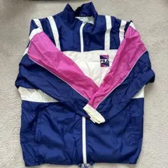 FILA ウィンドブレーカー ネイビー ピンク　古着　長袖　ジャンバー