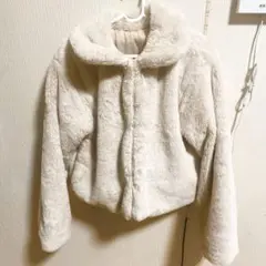 グレイル　ファーコート　アイボリー　アウター　on133