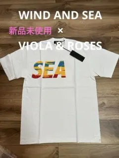 新品WIND AND SEA × VIOLA & ROSES コラボTシャツ　Mのサムネイル