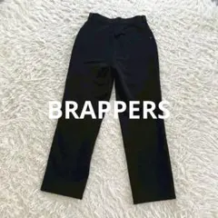 BRAPPERS カジュアルストレートパンツ（黒）のサムネイル