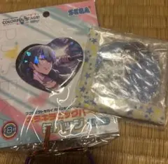 プロセカ　プロジェクトセカイ　青柳冬弥　アクリルキーホルダー　缶バッジ　セット