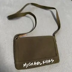 MICHAEL KORS ショルダーバッグ サコッシュ オリーブグリーン