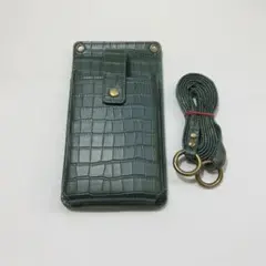 スマホケースショルダーポーチミニショルダーおしゃれ肩掛けグリーン