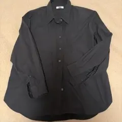 ユニクロ＋Ｊブラック 長袖 シャツ S