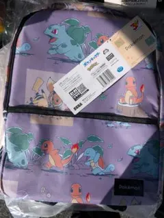 【値下げ】ポケモン プラチナムザッカリュック カントー地方 パープル