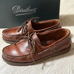 断捨離男様専用】Paraboot デッキシューズ BARTH ブラウン 5 - メルカリ