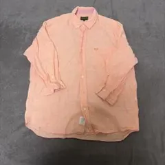 McGregor リネン長袖シャツ Lサイズ ピンクのサムネイル