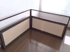 風炉先屏風 茶道具　両面使い　網代