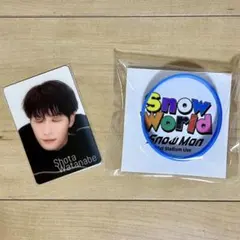 Snow Man Snow World チラ見カード ラバーバンド 渡辺翔太さん