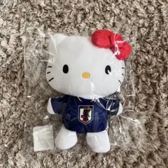 サンリオ ハローキティ サッカー日本代表 ぬいぐるみ マスコット