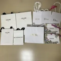CELINE GIVENHY Dior 紙袋 ショッパー セット