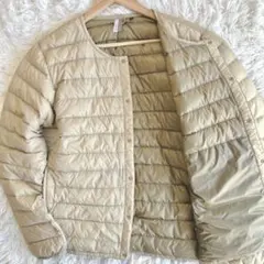 【BEAMS別注】mont-bell /スぺリオダウン ラウンドネックダウン L