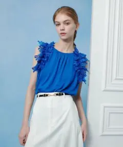 ルルウェルビー　LOULOU WILLOUGHBYアームレースプルオーバーのサムネイル