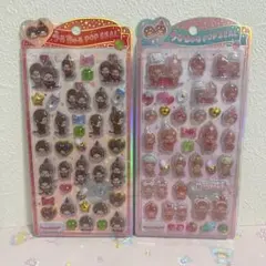 国内正規品 うるちゅるポップシール モンチッチ ノーマル オシャレ