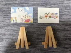 クレヨンしんちゃん　ミニキャンバス　２個