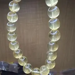 天然石イエローフローライトブレスレット