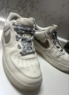 NIKE AIR FORCE 1 ホワイト　パイソン柄　美品