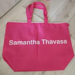 サマンサタバサ　ショップ袋　ショッパー　大容量　エコバッグ　ピンク